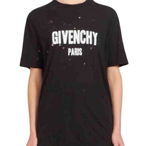 givenchy t shirt sale womens|Givenchy t shirt with holes.